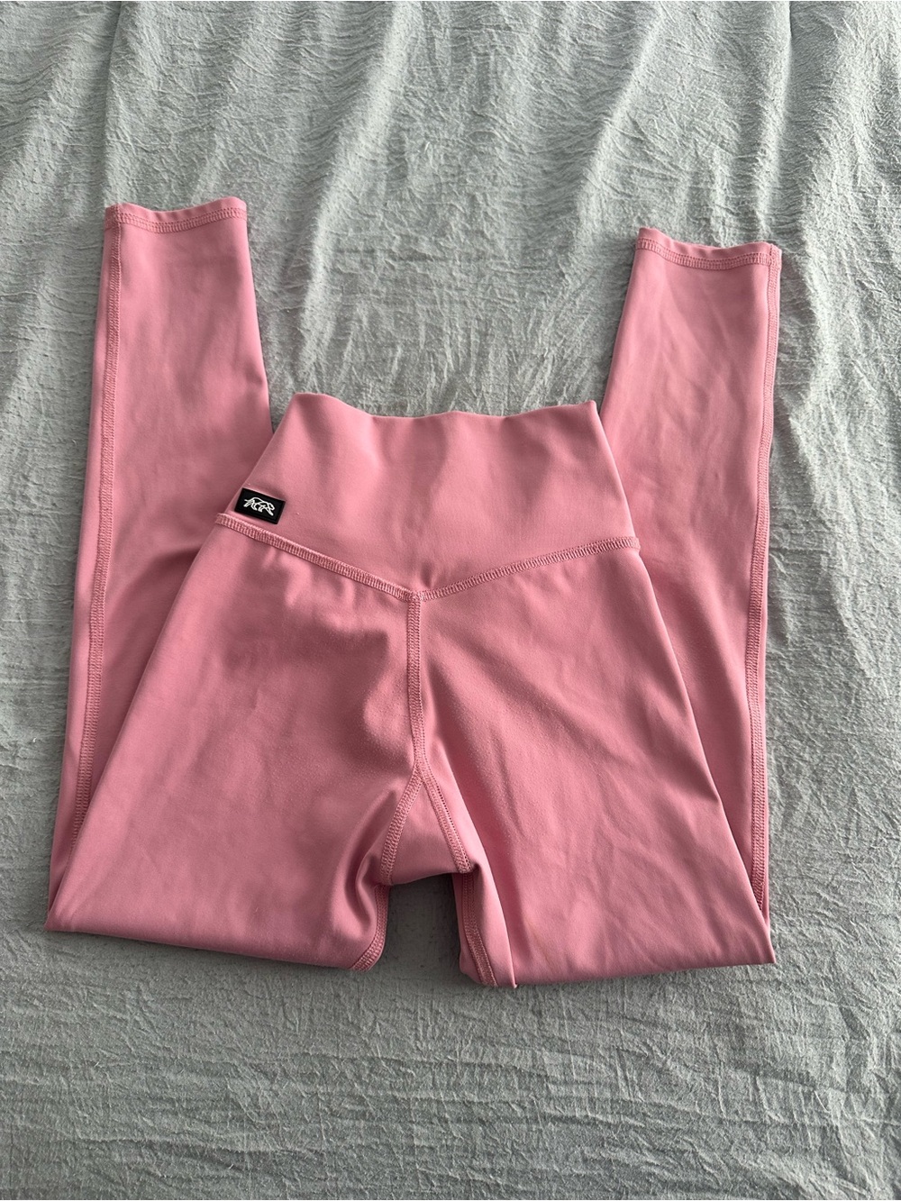 Tiger Friday Pink Cross Waist Dance Leggings Kids